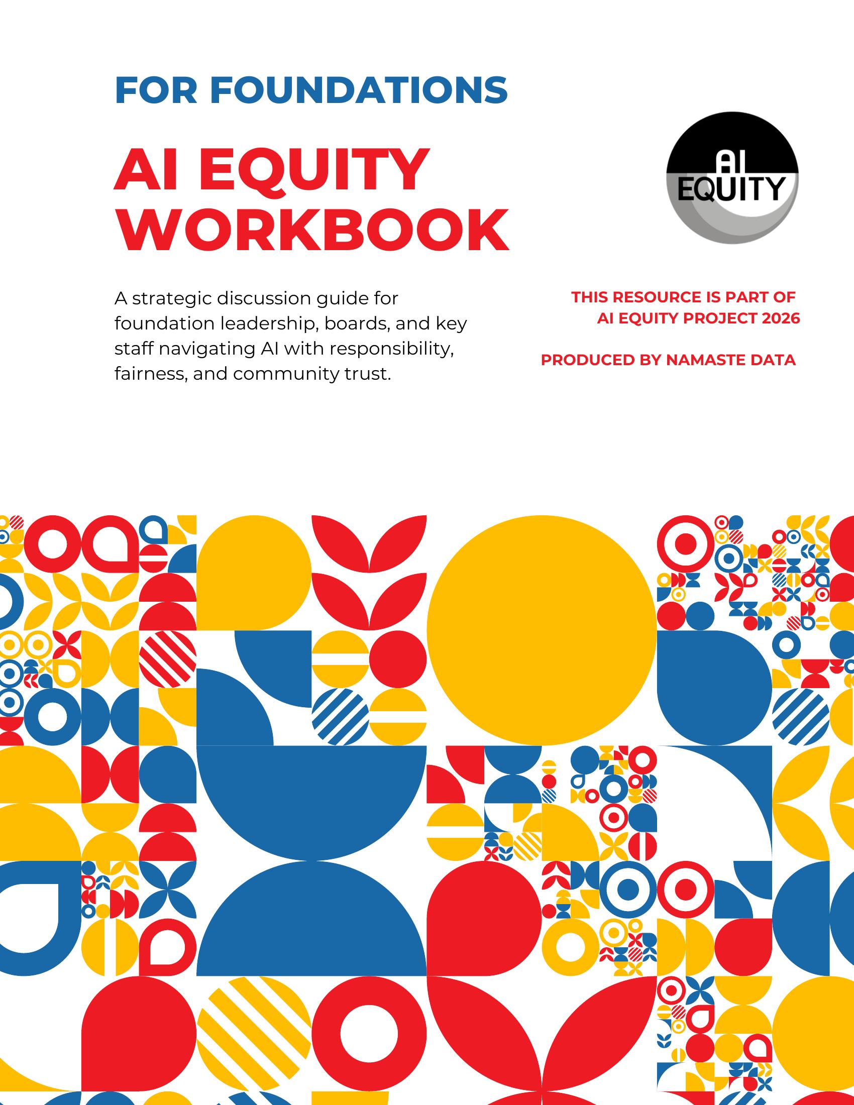 AI Equity Workbook for Foundations